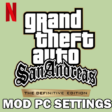 GTA San Andreas Definitive Edition Android Mod PC Settings + APK