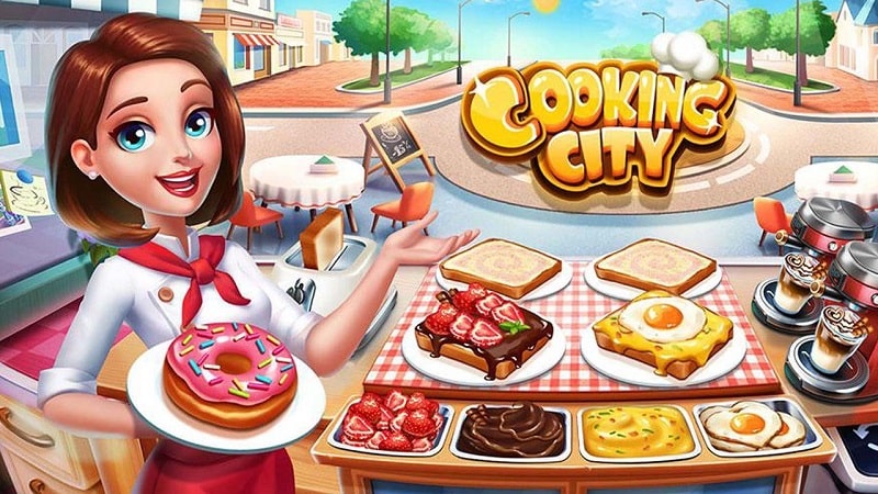Cooking City MOD APK (Vô hạn tiền) 3.37.0.5086